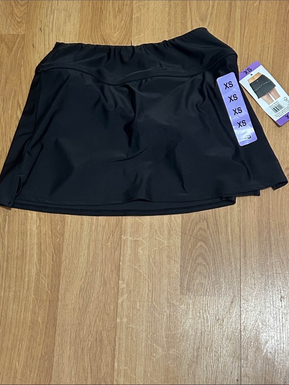 Hurley Black Athletic Skort with Built-In Shorts Size XS UPF 50+ NWT